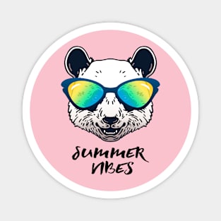 Summer Vibes Panda Magnet